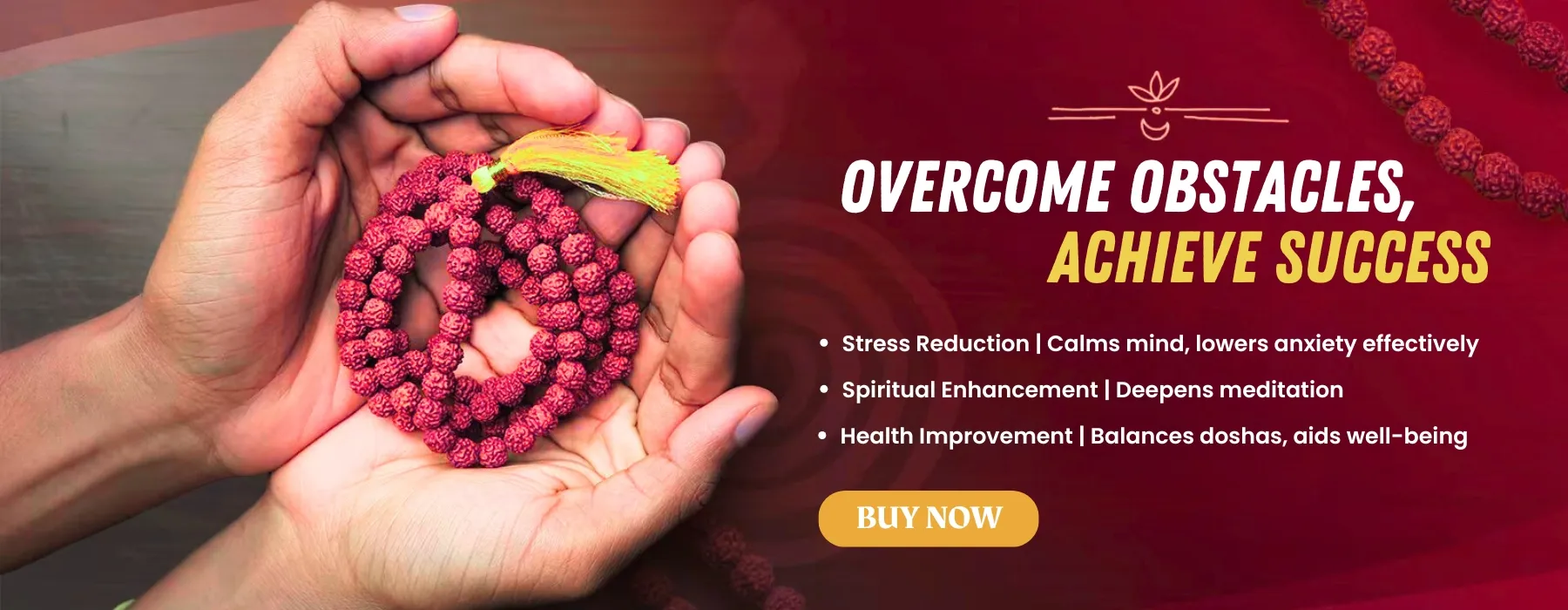 Rudraksh Mala Banner